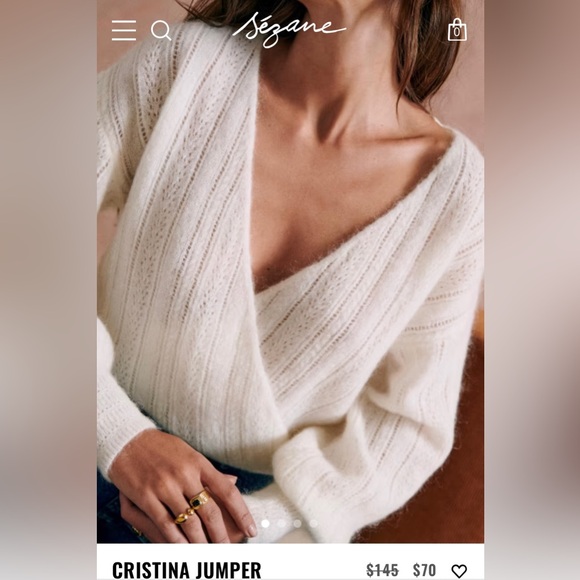 Sezane Cristina Sweater. Size L. - Picture 5 of 5